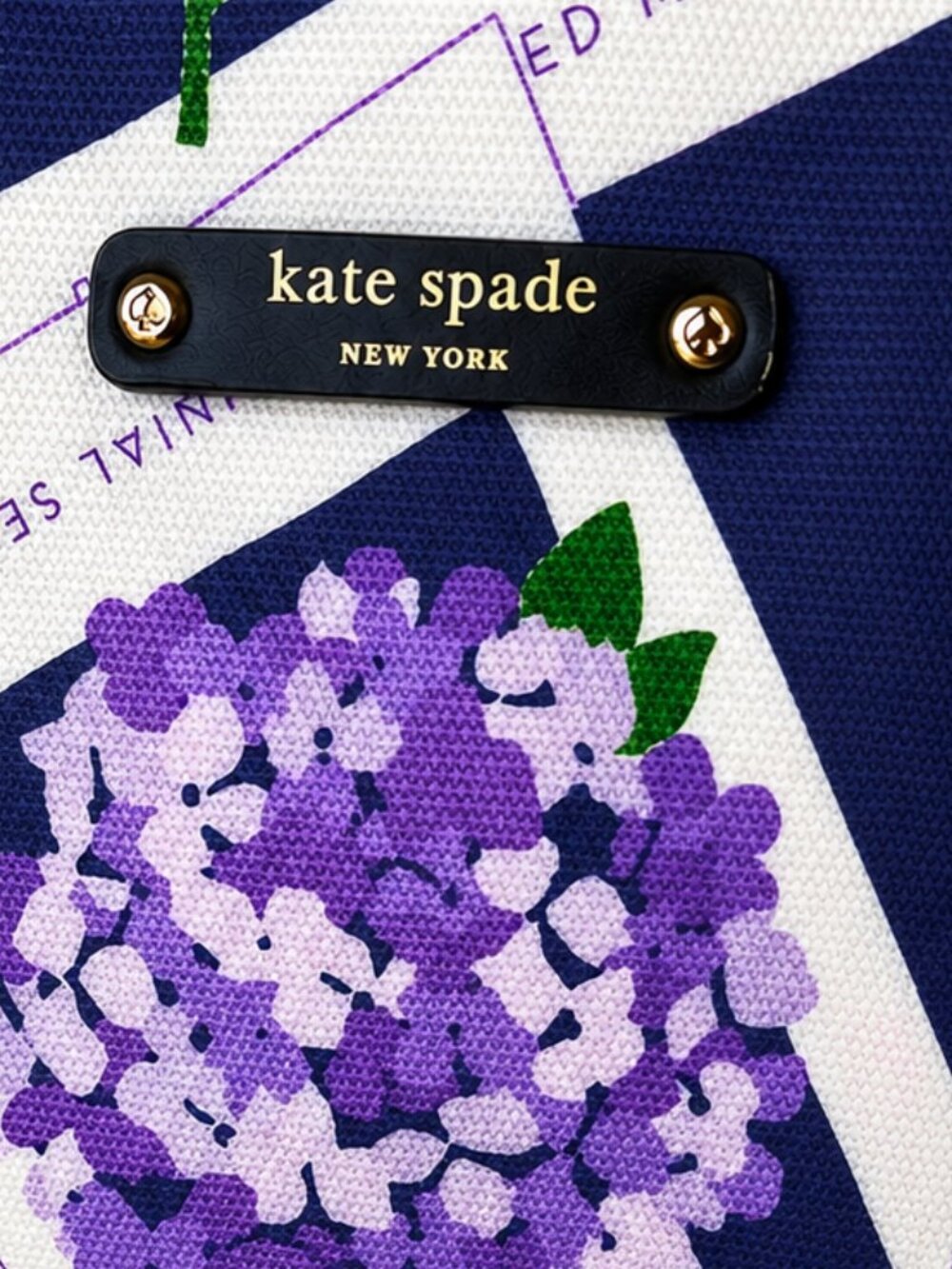KATE SPADE New York Floral Turn Over a Leaf Seed Packet Garden Tote Shoulder Bag - Picture 14 of 16